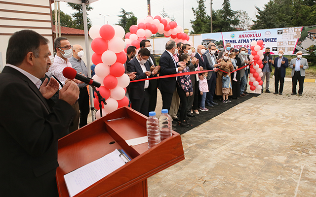 Diyanete Bağlı Anaokulunun Temeli Atıldı.