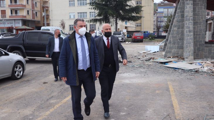 Çok Amaçlı Salon ile Sahil Parkı yenileme çalışmamız