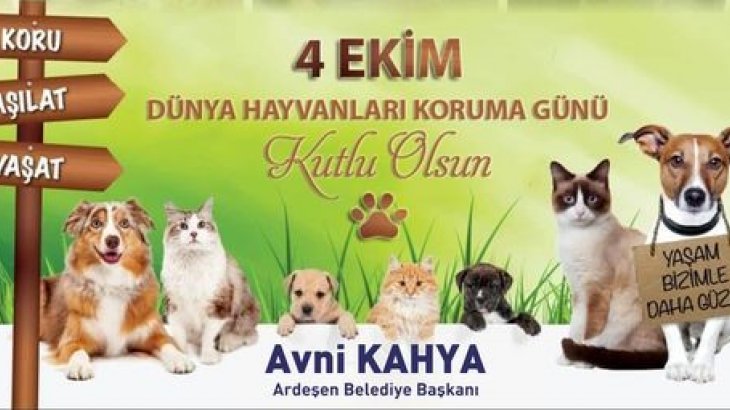 4 Ekim Hayvanları Koruma Günü