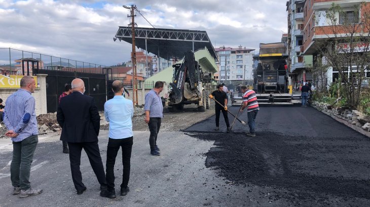 Fırtına Mahallemizde 2. Devre Sıcak Asfalt Çalışmamız