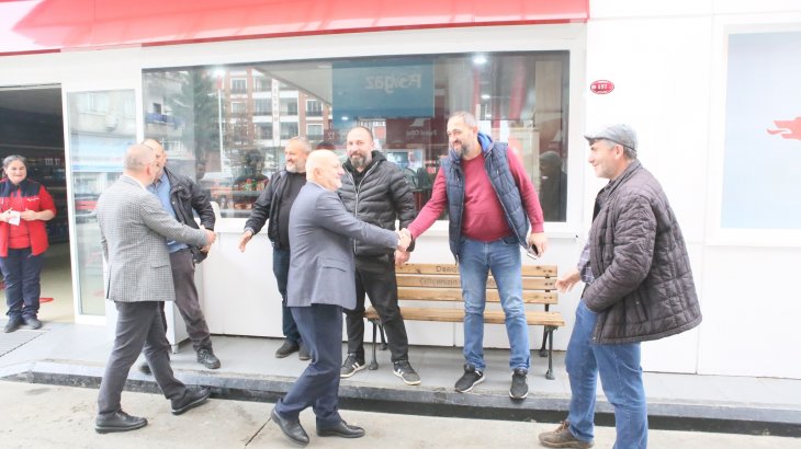 Esnaf ve vatandaşlarımız ile gönülden gönüle.