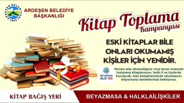 Raflar dolsun çocuklarımız okusun.