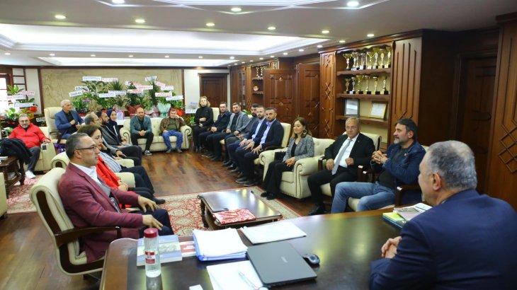 Ardeşen TSO'dan Başkanımız Enver Atagün'e Hayırlı Olsun Ziyareti