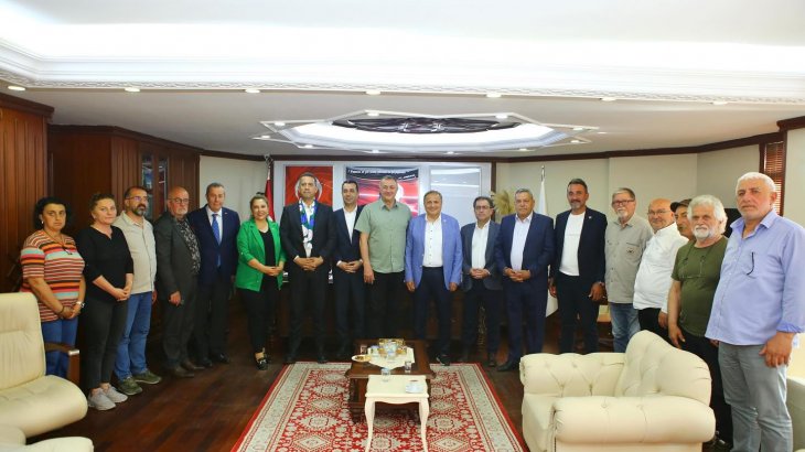 CHP Heyeti Belediyemizi Ziyaret Etti