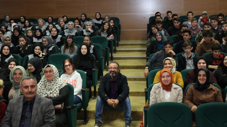 Yazar Sinan YAĞMU'u İlçemizde Misafir Ettik
