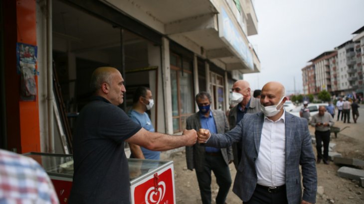 Alt yapısı biten yerlerde üst yapı çalışmalarımıza hız verdik.