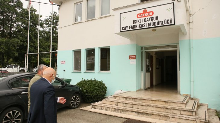 Işıklı ÇAYKUR Çay Fabrikasına Ziyaret