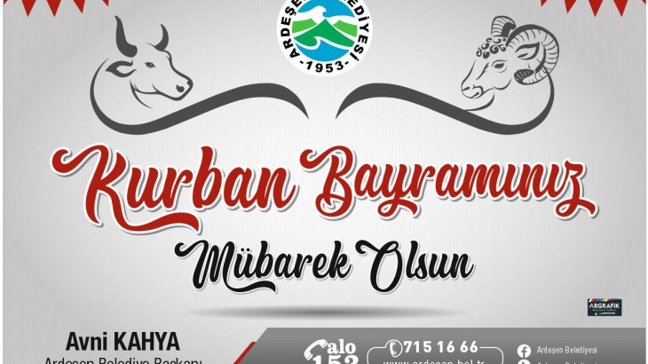 Kurban Bayramınız Mübarek Olsun.