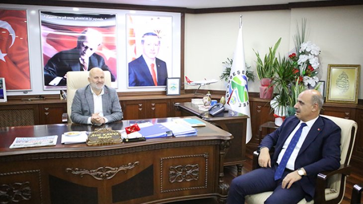 Rize İl Emniyet Müdürü Gökduman'dan Başkan Kahya'ya Ziyaret