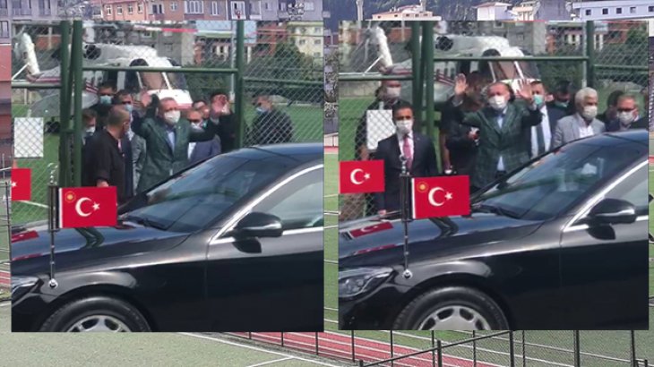 Cumhurbaşkanı Erdoğan Ardeşen'e Geldi